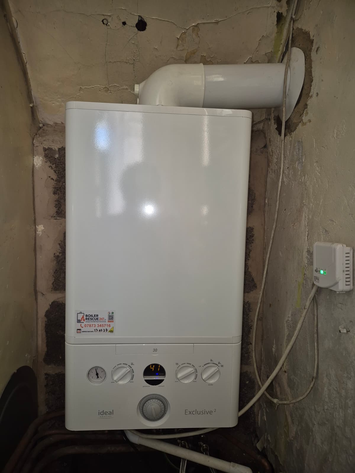 Boiler swap, after