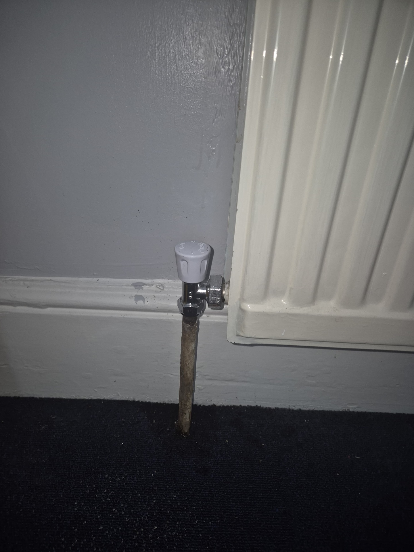 Radiator valve, after